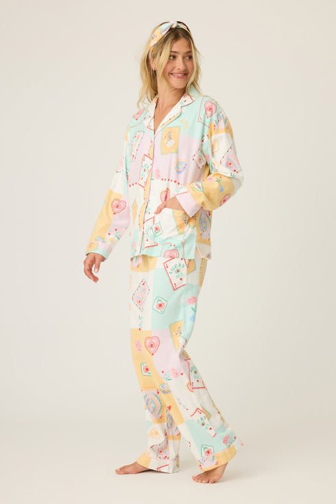 Pj Salvage Flannels Print Pj Set